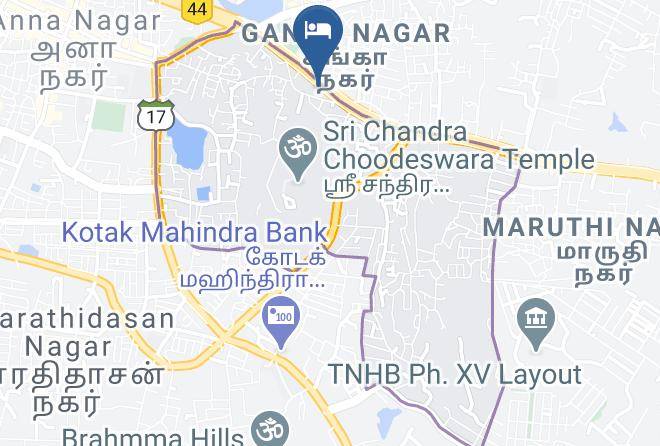 Hosur - Ccc Peppermint Hotel Hosur Maps