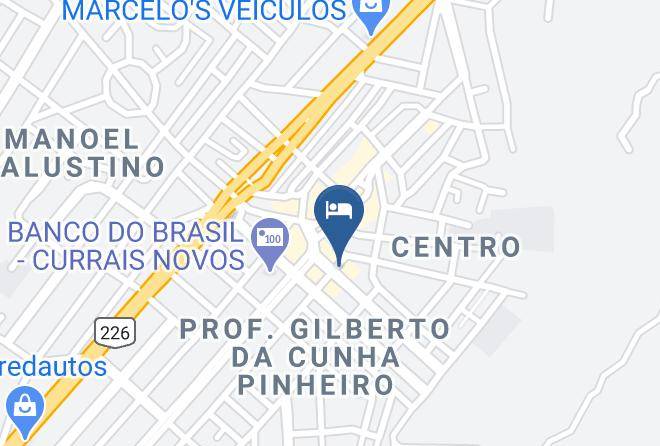 Currais Novos - Ccmd Hotel Pousada Marize Dantas Maps