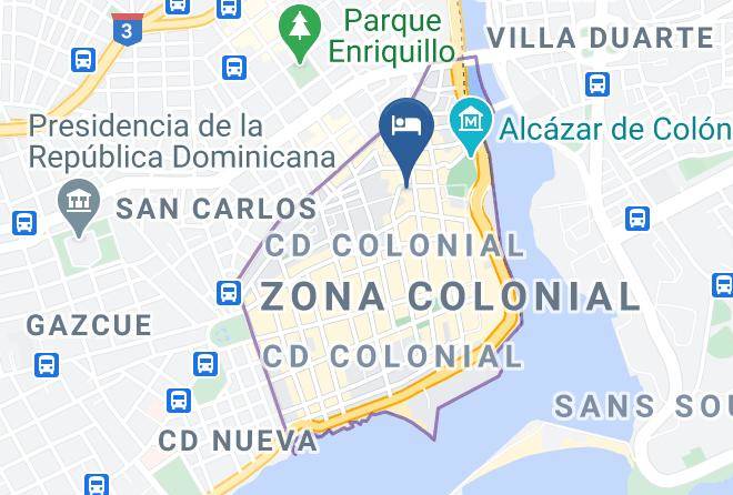 Santo Domingo De Guzman - Ccny Hotel Y Restaurante Maps