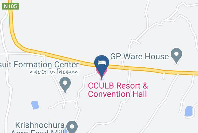 Dhaka - Cculb Resort & Convention Hall Maps