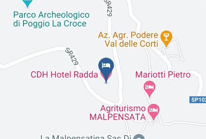 Siena - Cdh Hotel Radda Maps