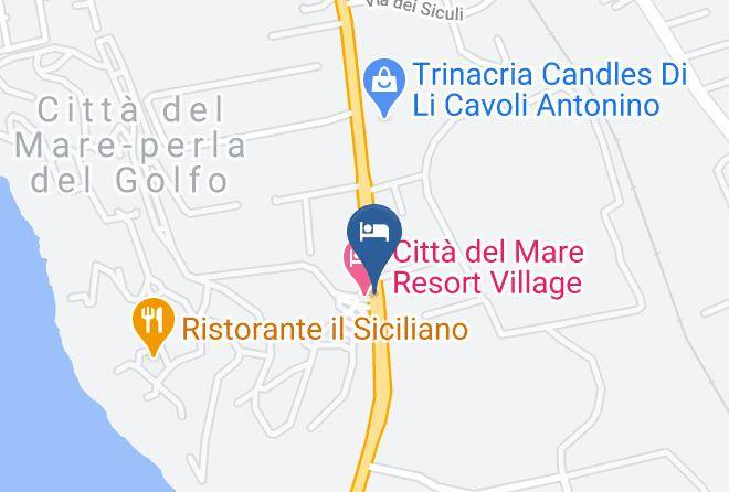 Palermo - Cdshotels Terrasini Citta Del Mare Maps
