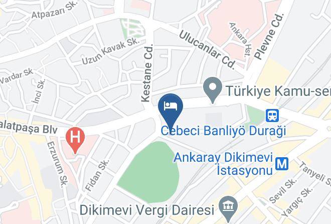Cankaya - Cebeci Otel Ankara Maps