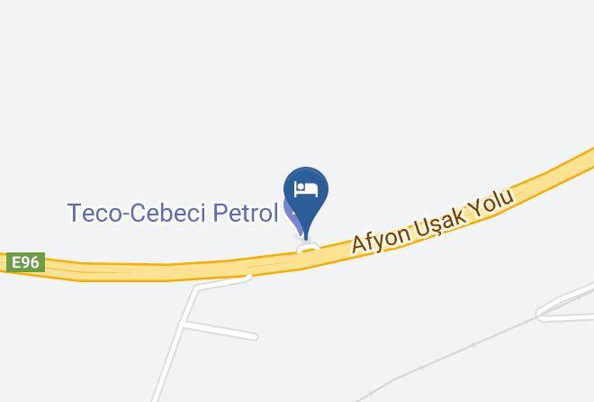 Usak - Cebeci Otel & Restaurant Maps