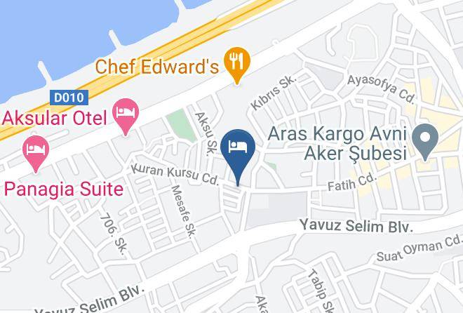 Ortahisar - Cebeciler Otel Maps