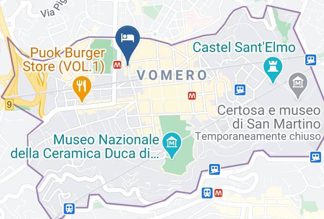Naples - Cebollitas Bed&breakfast Confortevole Ed Economico Maps