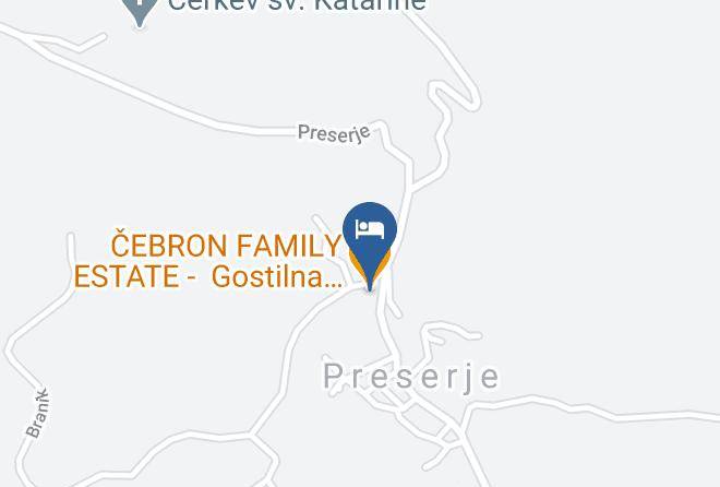 Nova Gorica - Cebron Family Estate Gostilna Rahela Maps