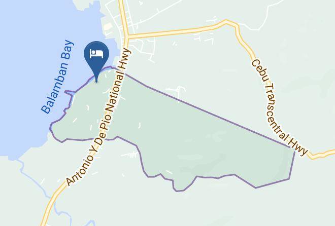 Cebu Costa Roca Beach Resort Map