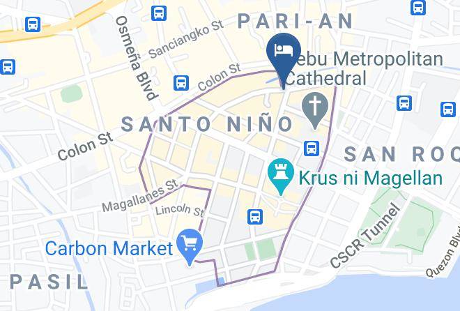 Cebu Downtown Hotel Map