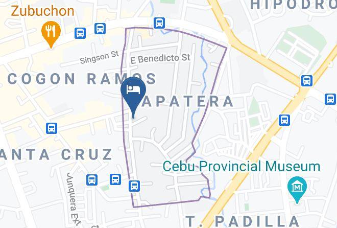 Cebu - Cebu Indiana Hotel Maps