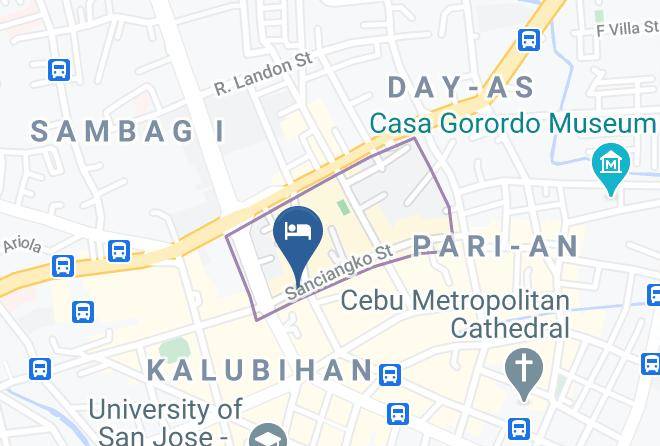 Cebu - Cebuview Tourist Inn Maps