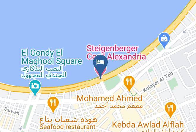 Alexandria - Steigenberger Cecil Alexandria Maps