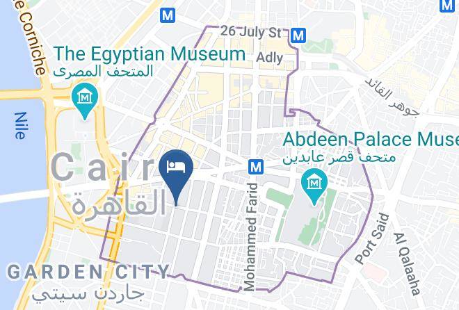 Cairo - Cecilia Hotel Maps