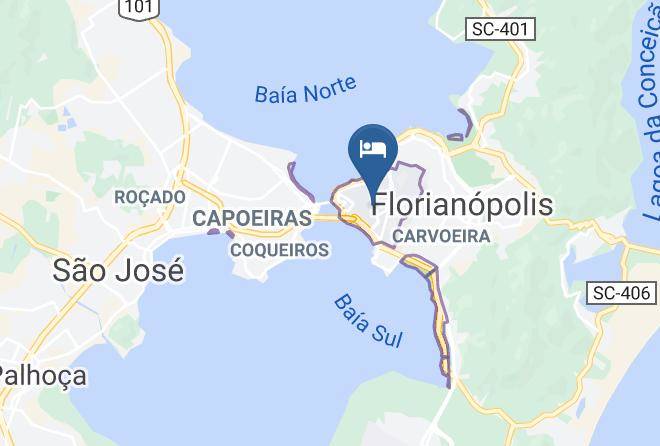 Florianopolis - Cecomtur Hotel Maps