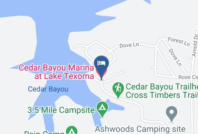 Grayson - Cedar Bayou Marina At Lake Texoma Maps