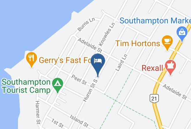Bruce - Cedar Court Motel Maps