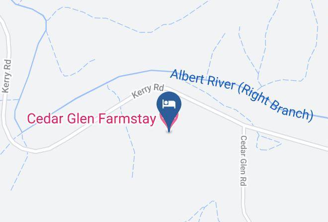Scenic Rim - Cedar Glen Farmstay Maps