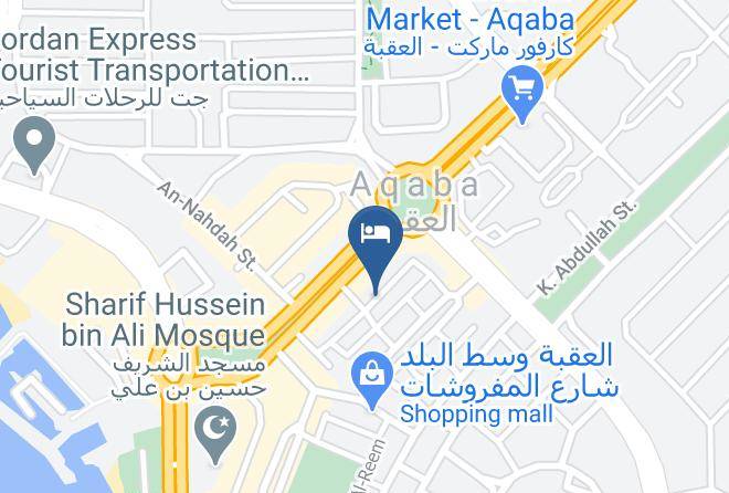 Al Aqaba Qasabah - Cedar Hotel Maps
