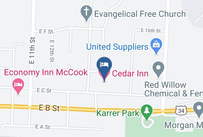 Red Willow - Cedar Inn Maps