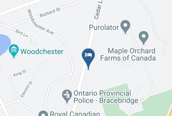 Muskoka - Cedar Lane Motel Maps