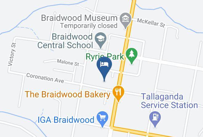 Queanbeyan Palerang Regional - Cedar Lodge Motel Braidwood Maps