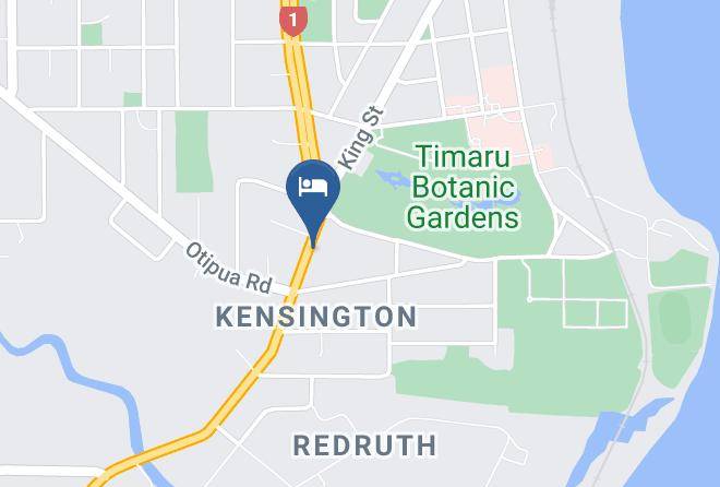 Timaru - Cedar Lodge Motel Maps