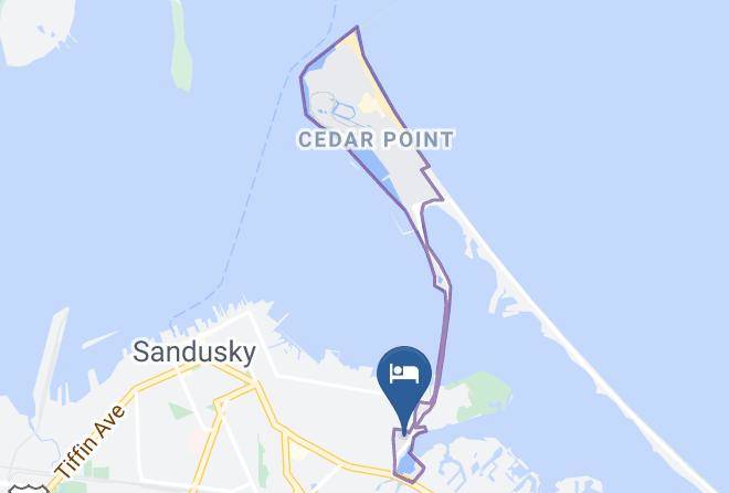 Erie - Cedar Point's Express Hotel Maps