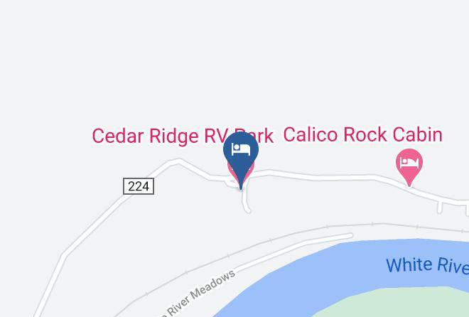 Izard - Cedar Ridge Rv Park Maps