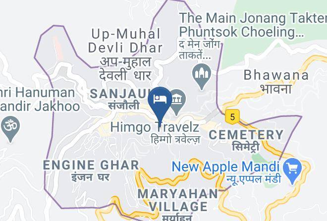 Shimla - Cedar Snow View Resorts Maps