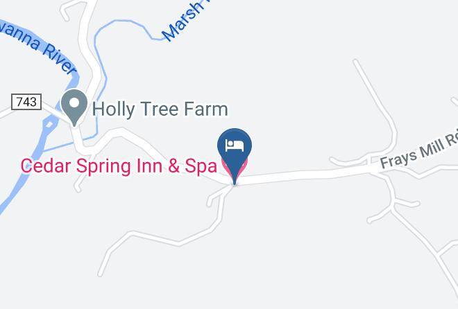 Albemarle - Cedar Spring Inn & Spa Maps
