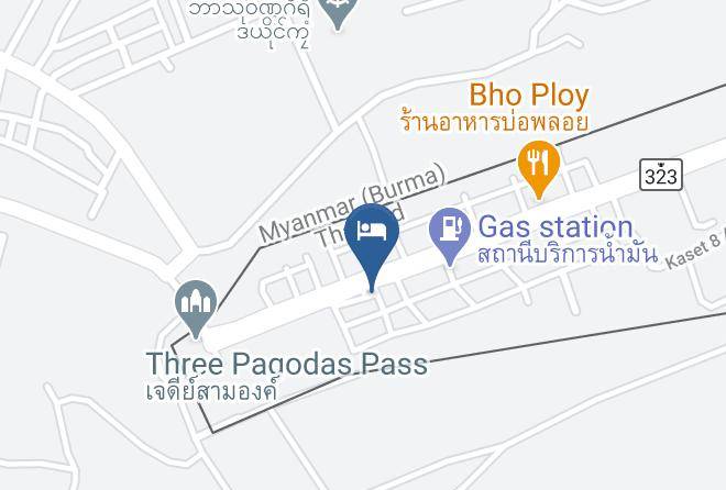 Amphoe Sangkhla Buri - Cedarberg Three Pagodas Pass Maps