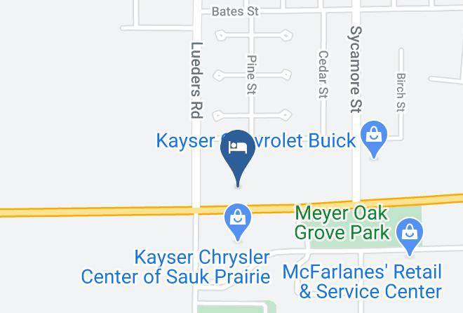 Sauk - Cedarberry Inn Maps