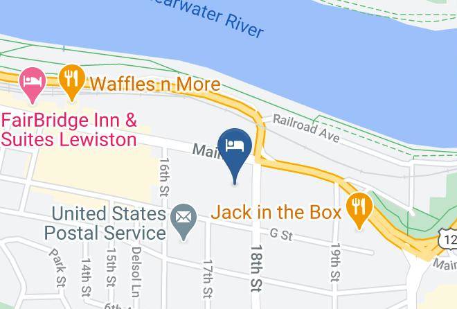 Nez Perce - Cedars Inn And Suites Lewiston Maps