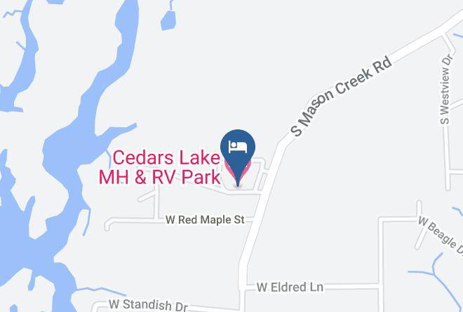 Citrus - Cedars Lake Mh & Rv Park Maps