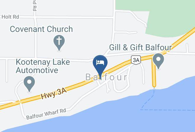 Cedars Lakeshore Inn & Marina Map