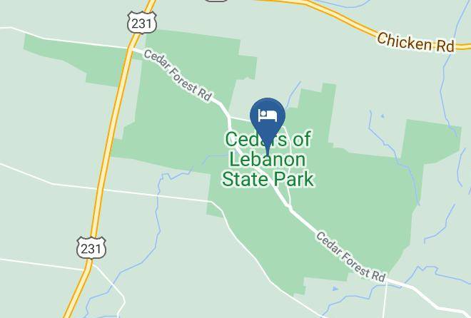 Wilson - Cedars Of Lebanon State Park Maps