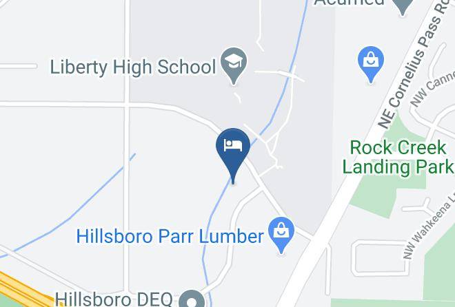 Washington - Cedartree Hotel Portland Hillsboro Maps