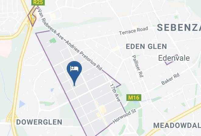 Ekurhuleni - Cedarwood Guest Lodge Maps