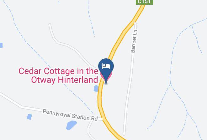 Cedarwood Holiday Park Map