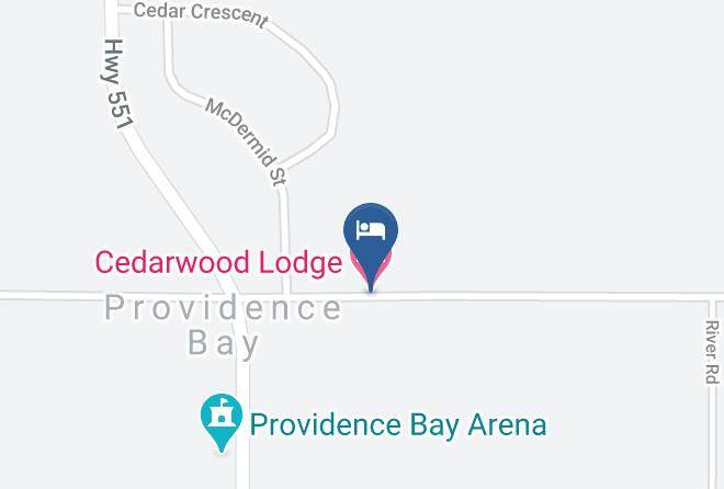 Manitoulin - Cedarwood Lodge Maps