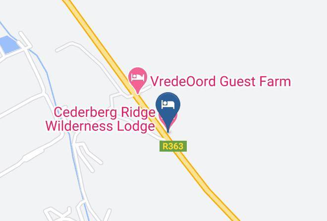 Westst - Cederberg Ridge Wilderness Lodge Maps