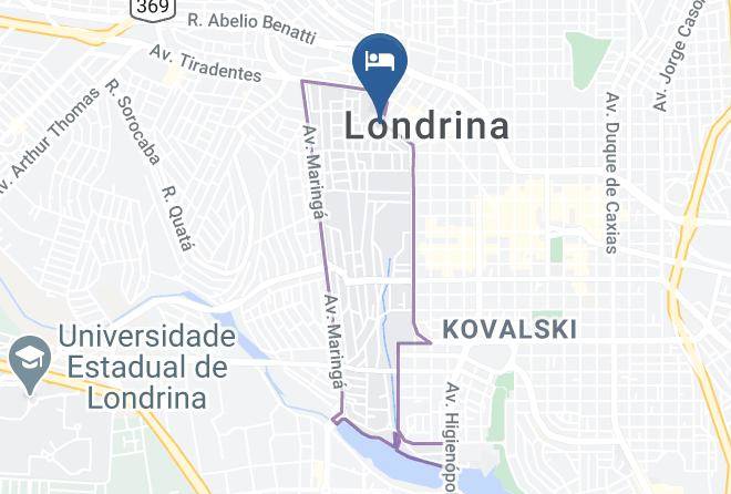 Londrina - Cedro Hotel E Coworking Maps