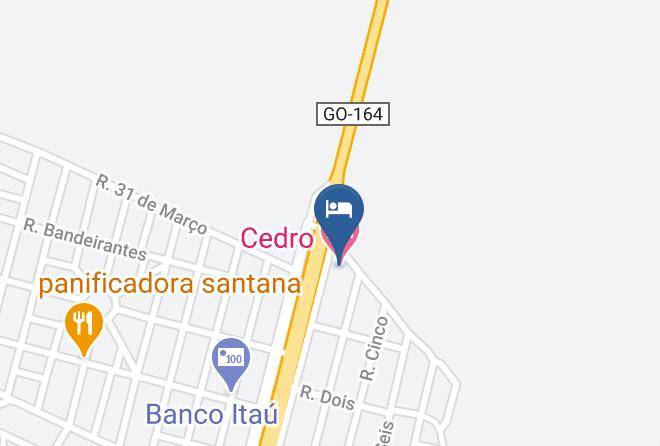 Nova Crixas - Cedro Hotel Maps