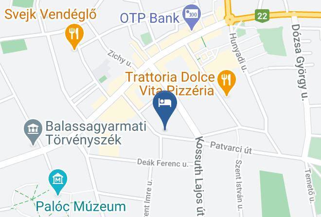 Balassagyarmat - Cedrus Club Hotel Maps