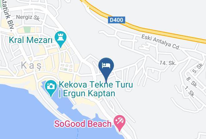 Kas - Cedrus Suites Maps