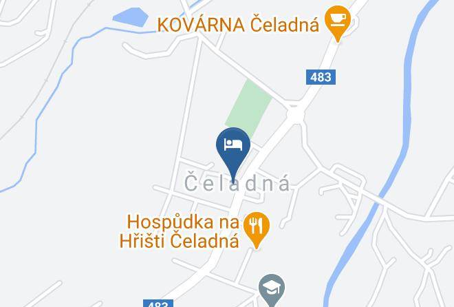 Frydek Mistek - Celadna Hotel Prosper Maps