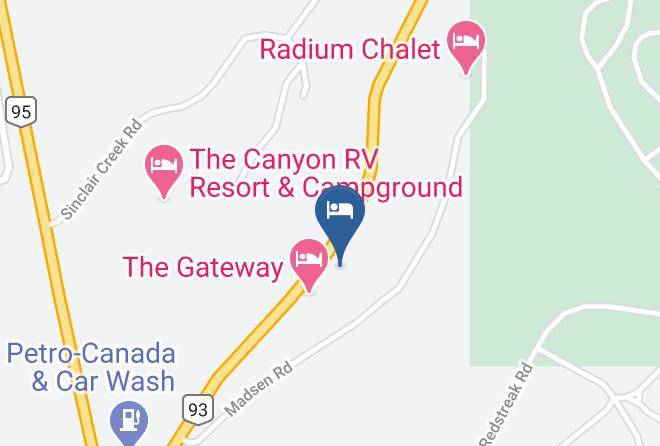 East Kootenay - Celadon Lodge Maps