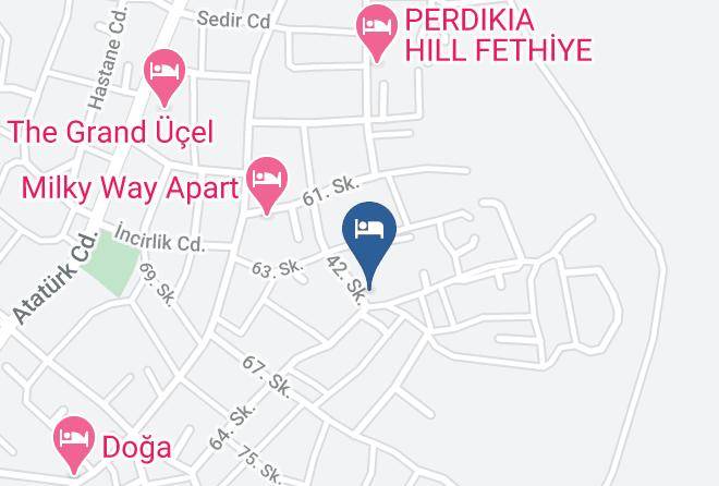 Fethiye - Celay Otel Maps