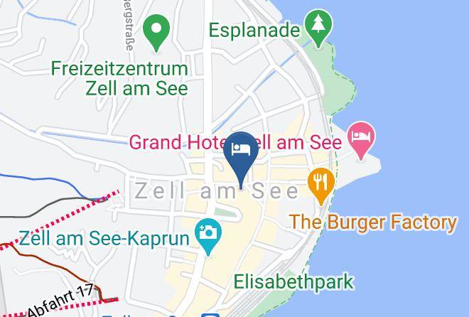 Zell Am See - Cella Central Hotel Maps
