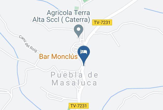 Tarragona - Celler Los Trulls D'auligue Maps